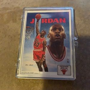 Michael Jordan card collector kept one price all cards :)